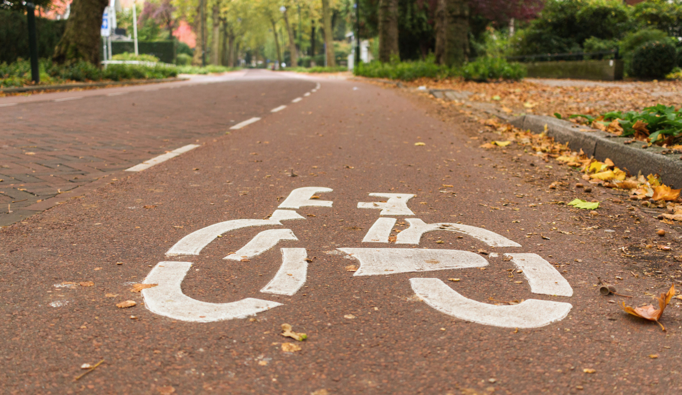 Picture showing a bike symbolizing getting around the Netherlands.