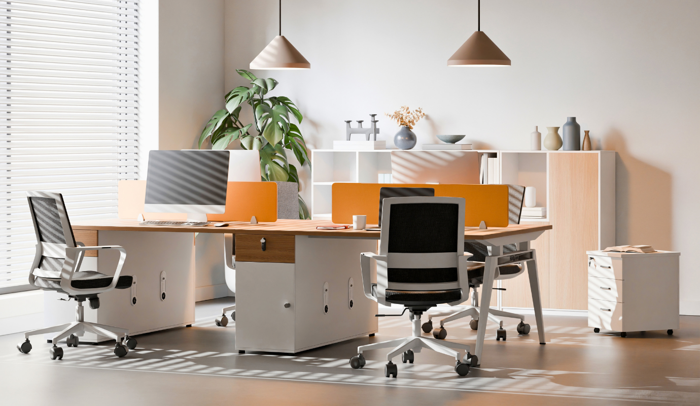 Empty office set up of a recruitment agency.
